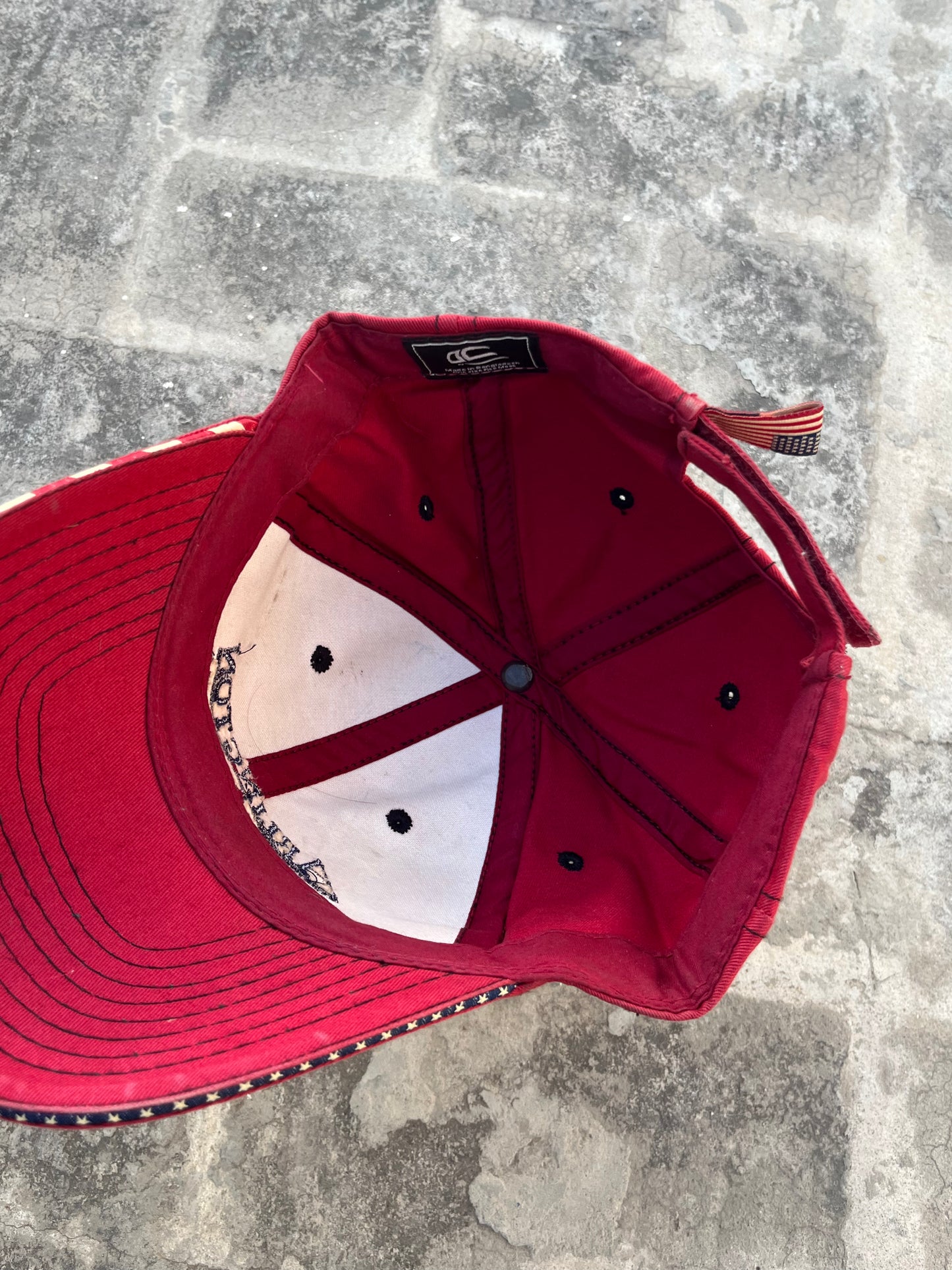 Vintage Washed Maroon Arlington Toyota Cap