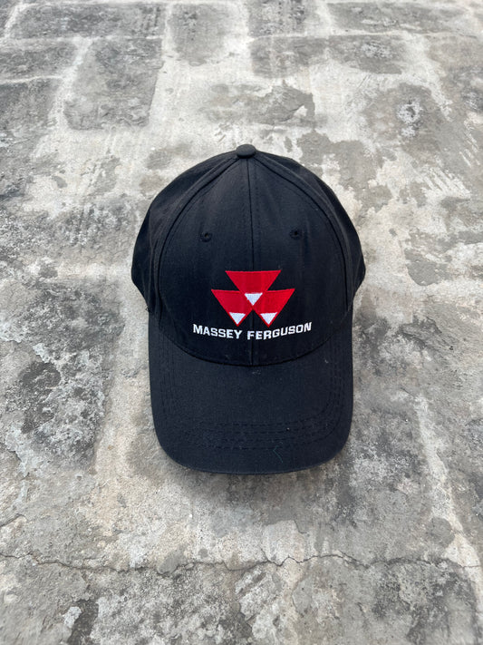 Black Massey Ferguson Cap