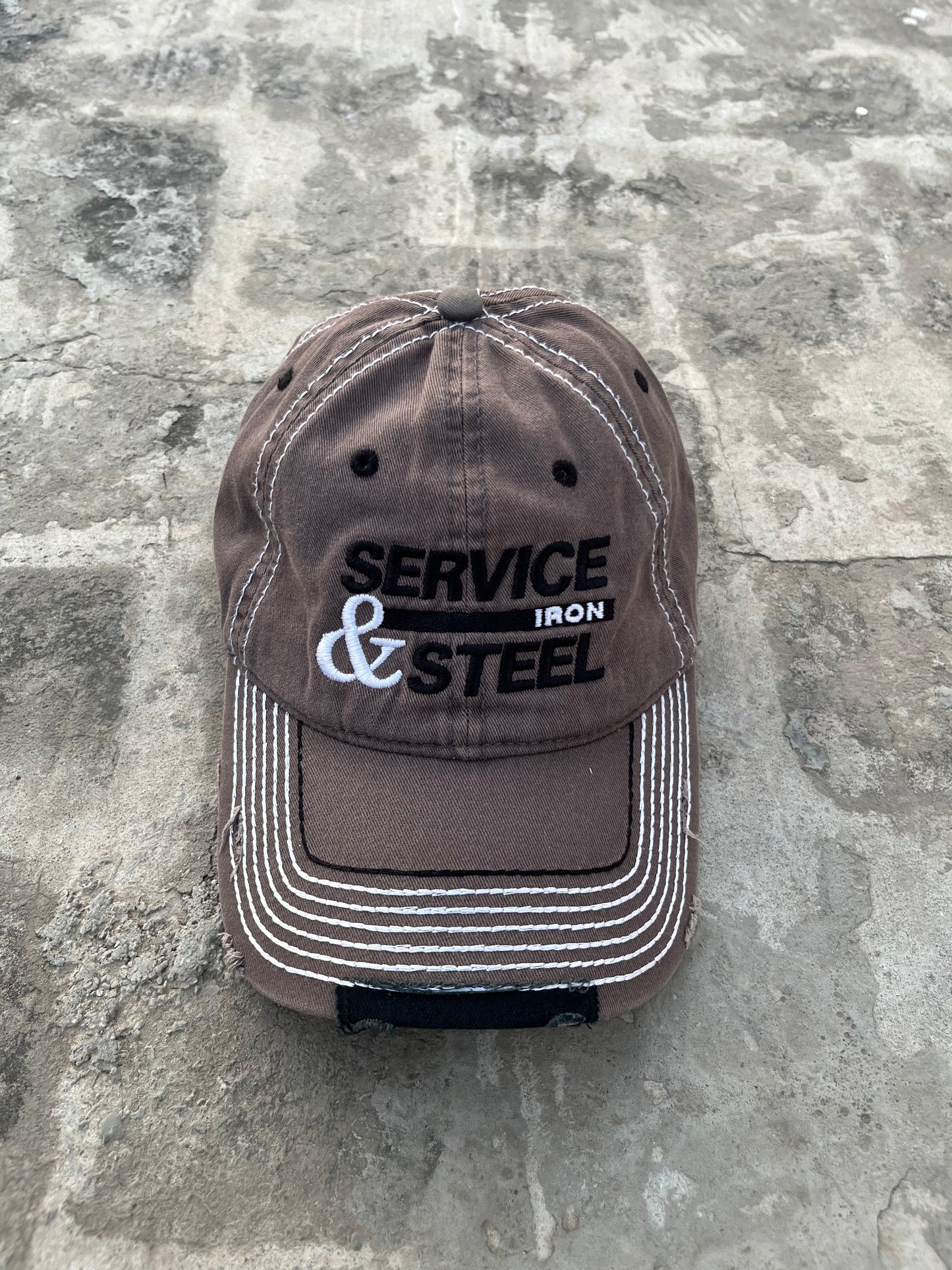 Service Iron and Steel Heavyweight Mechanic Cap