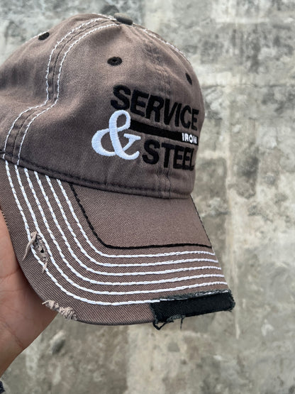 Service Iron and Steel Heavyweight Mechanic Cap