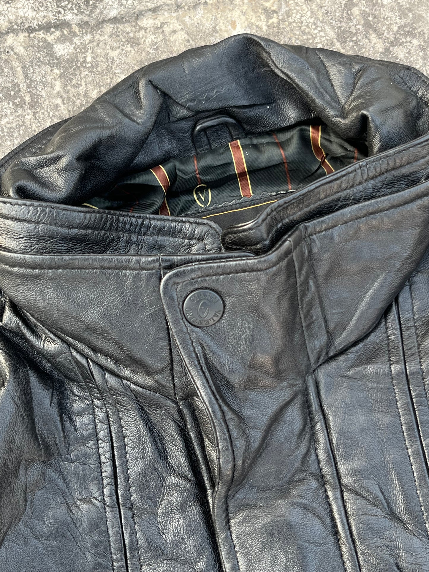 80's Gianni Valentino Super Rare Pure Leather Jacket (M)