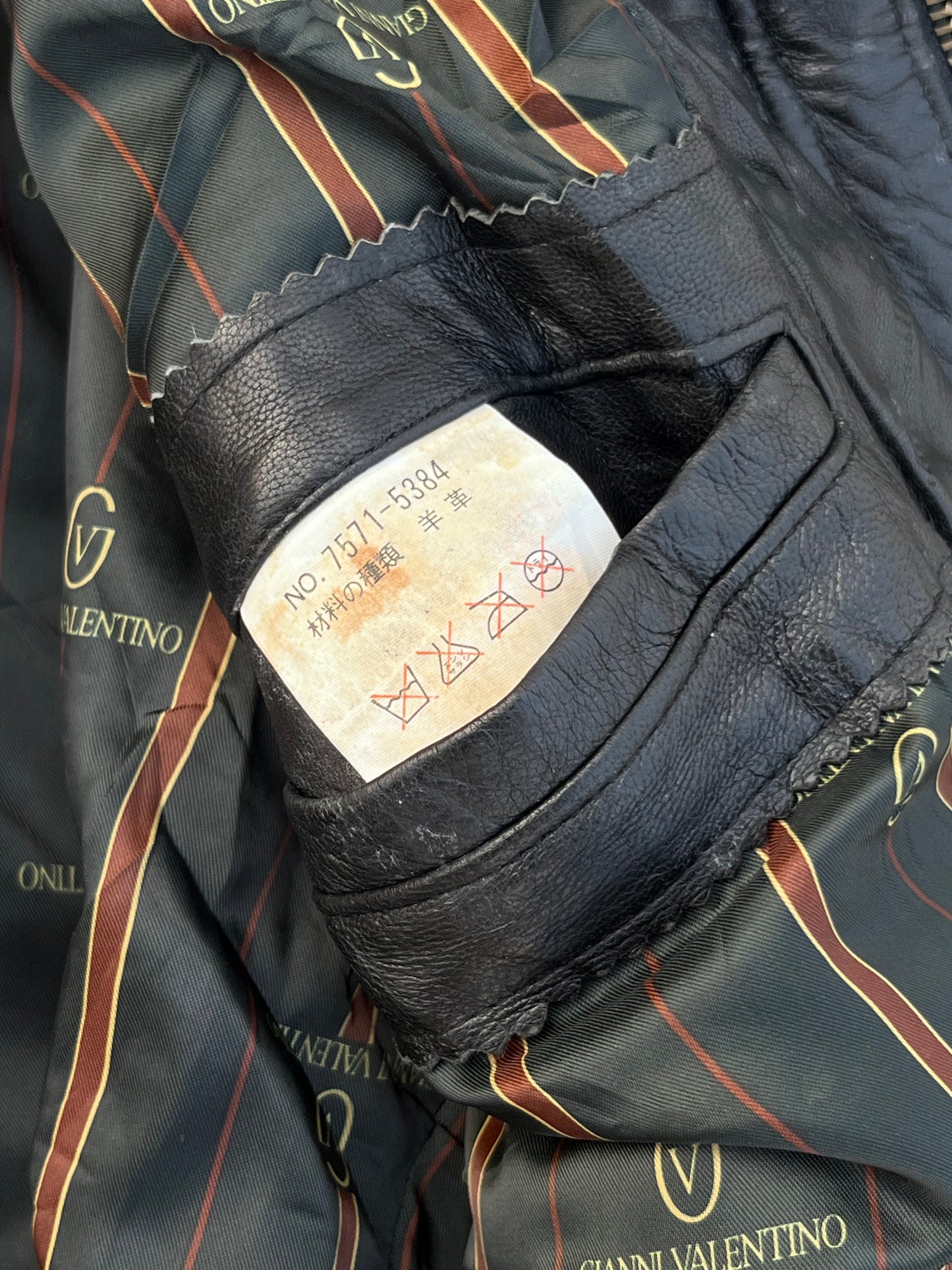 80's Gianni Valentino Super Rare Pure Leather Jacket (M)