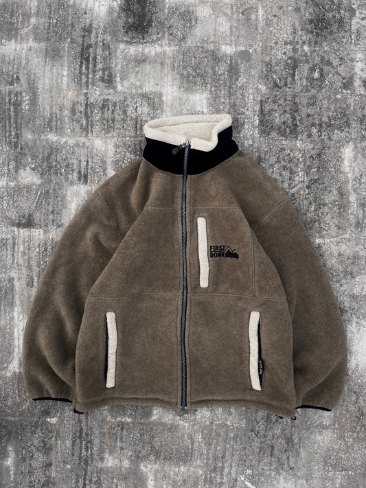 First Down Fleece and Fur Double Layered Jacket (S/M)