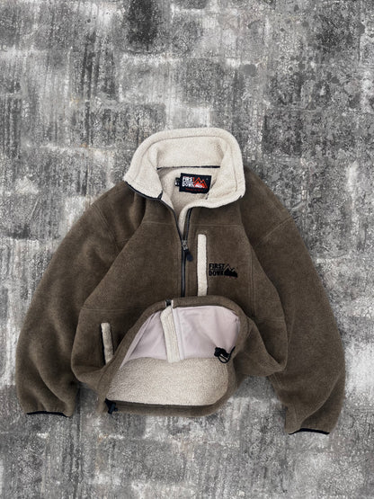 First Down Fleece and Fur Double Layered Jacket (S/M)