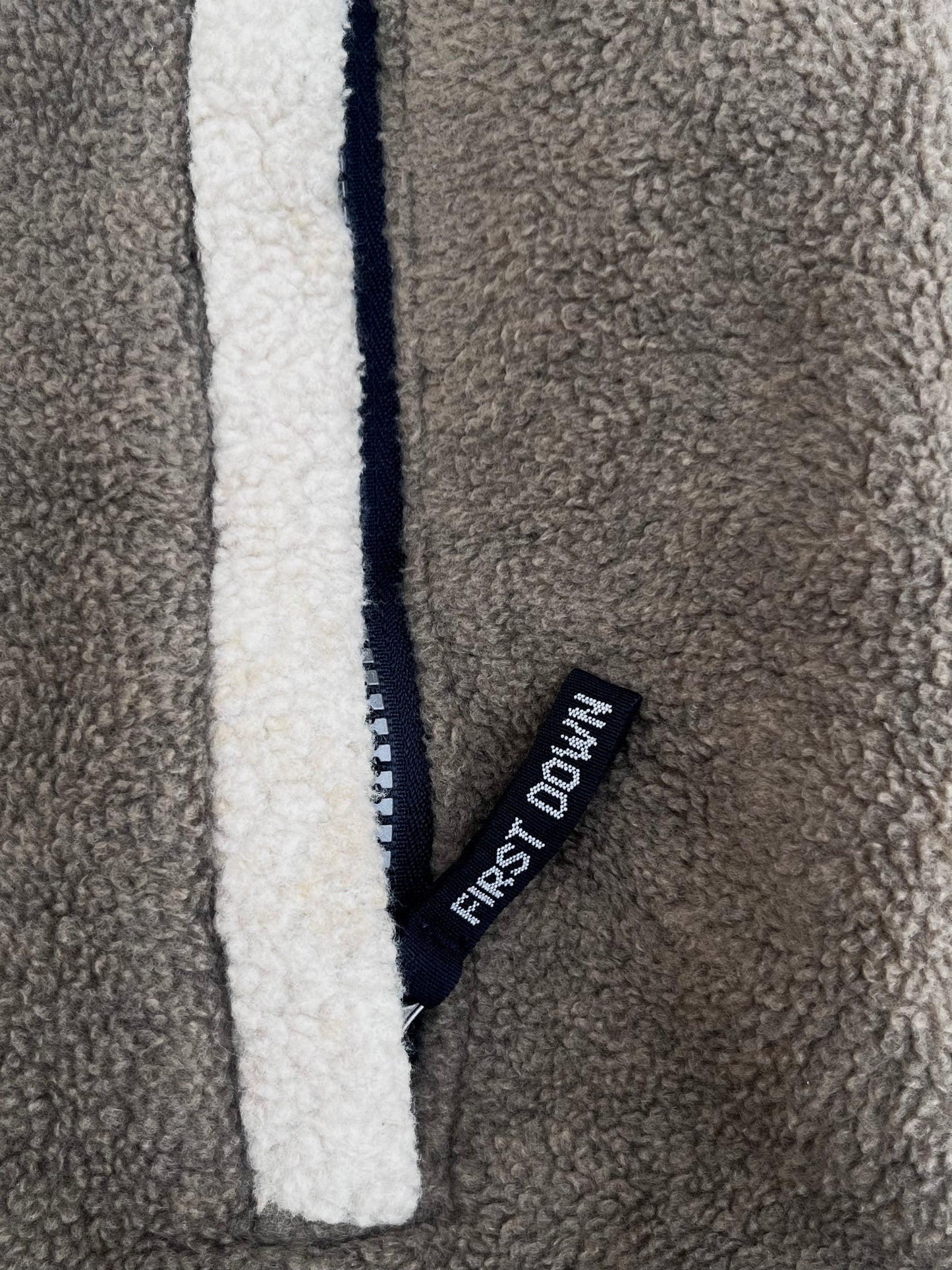 First Down Fleece and Fur Double Layered Jacket (S/M)