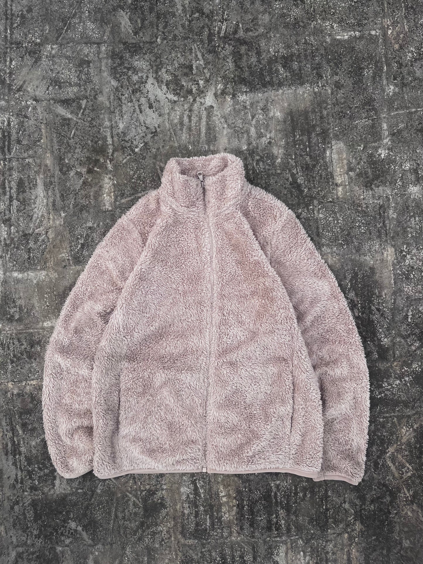 Uniqlo Light Brown Fur Zipper (S)