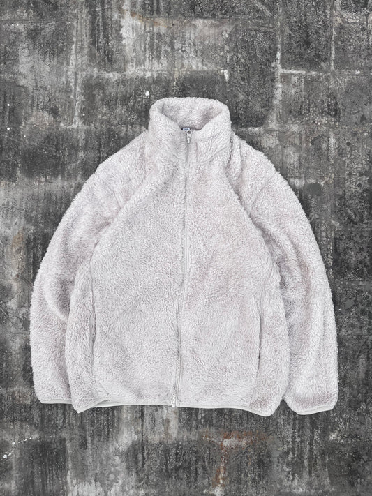 Uniqlo White Fur Zipper (XS)