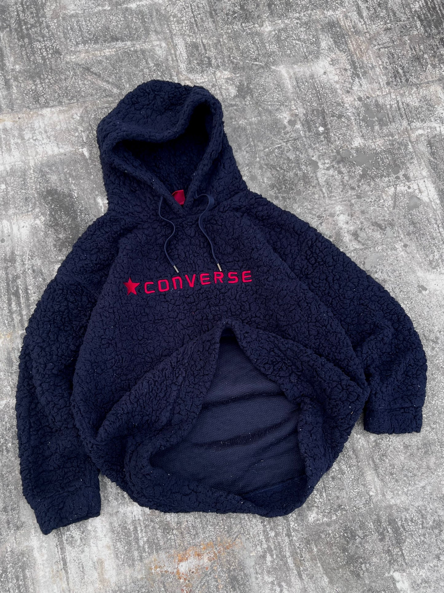 Converse Fur Hoodie (S/M)