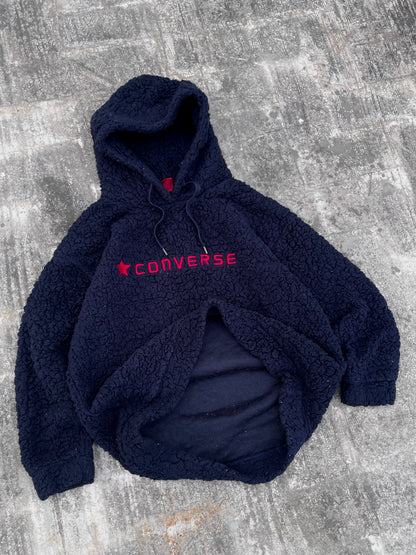Converse Fur Hoodie (S/M)