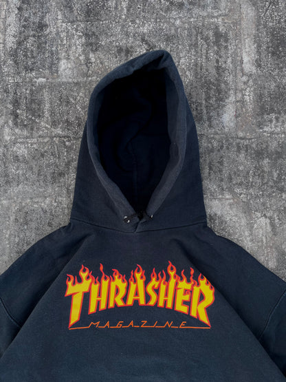 Thrasher Yellow Flame Oversized Hoodie (M)