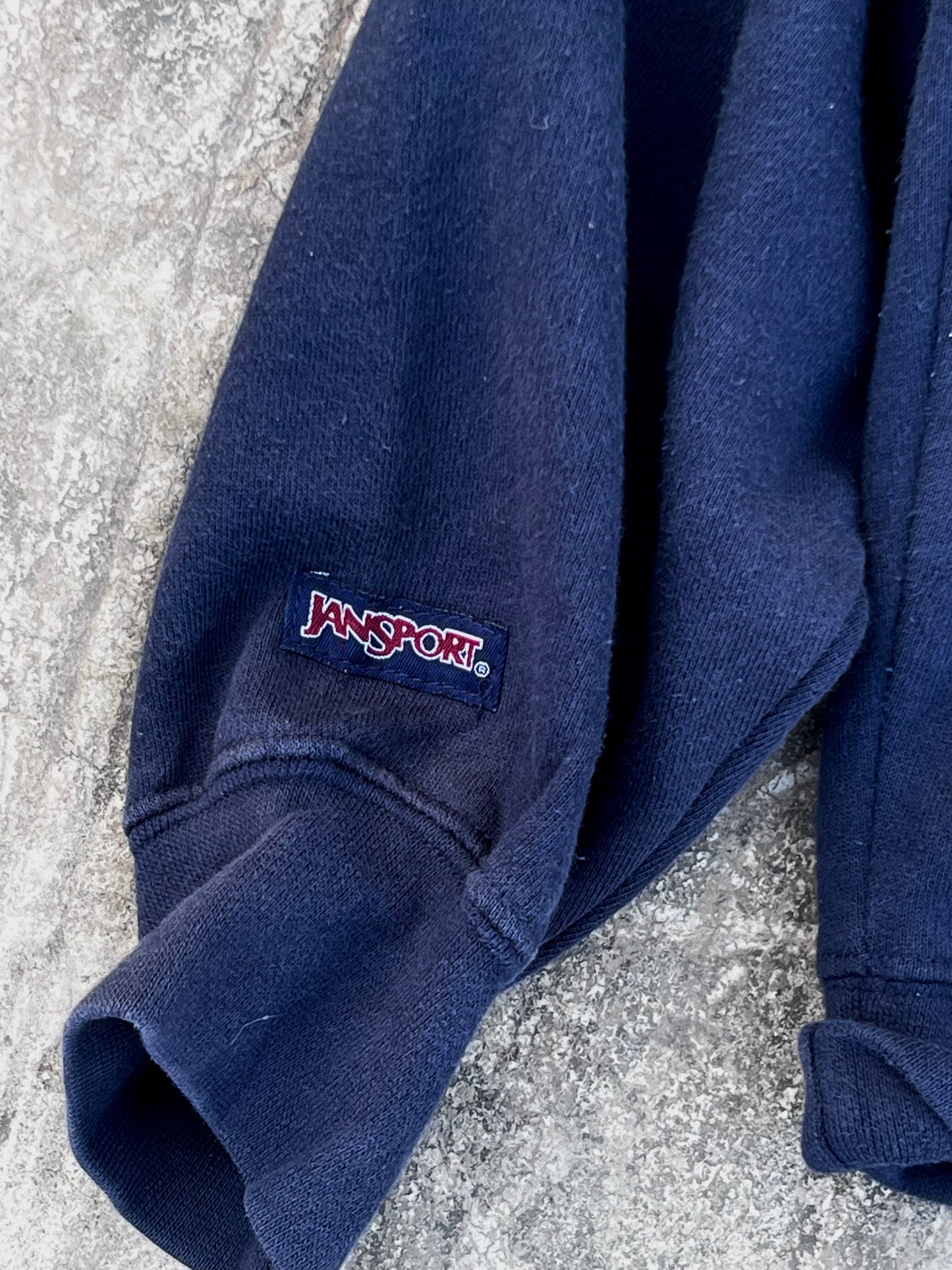 Vintage Jansport Hillsdale College Blue Zipper Hoodie (M)