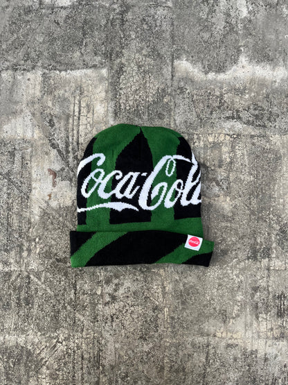 Cocacola Green and Black Beanie