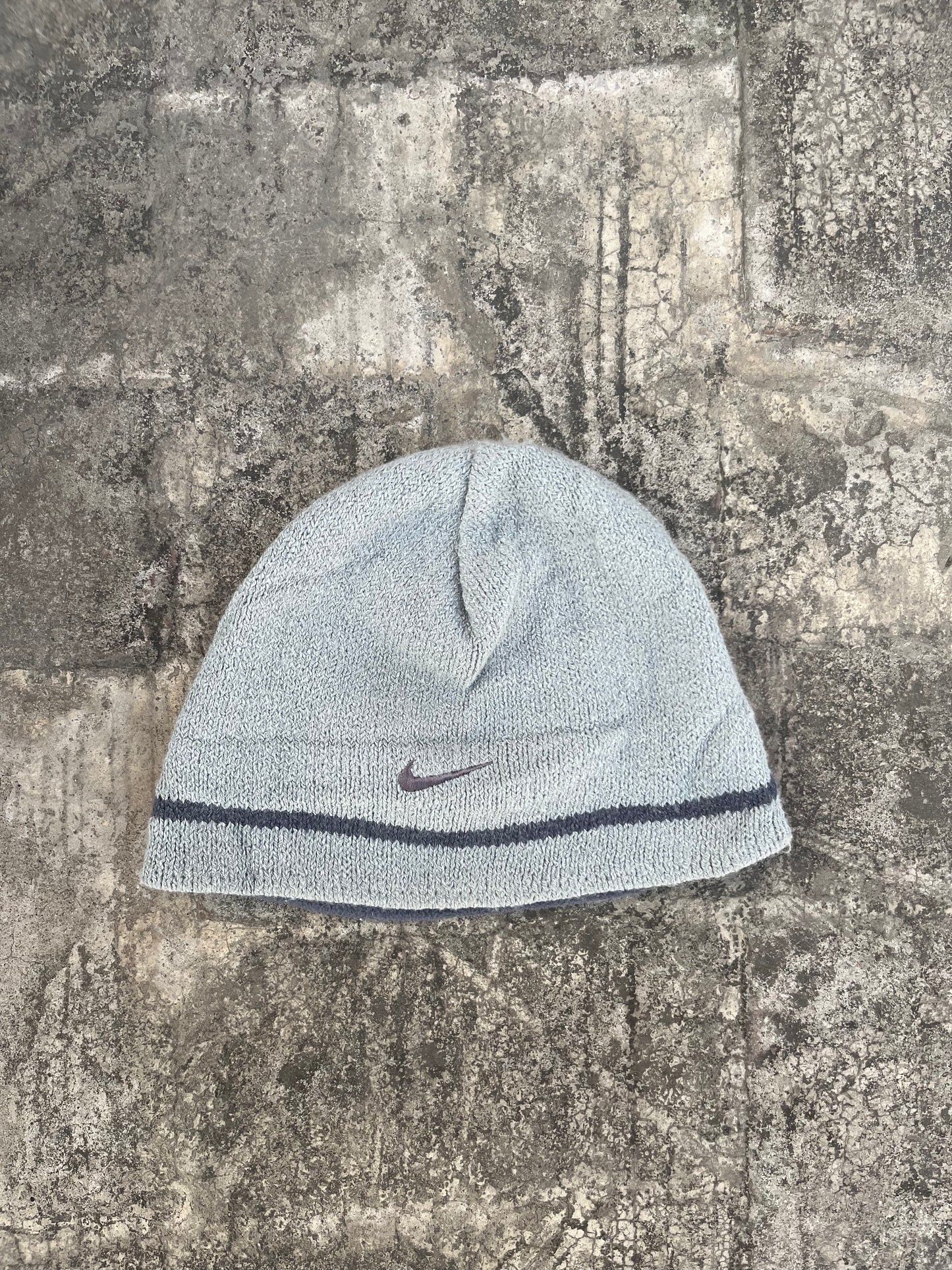 Nike Grey/White Double Sided Beanie