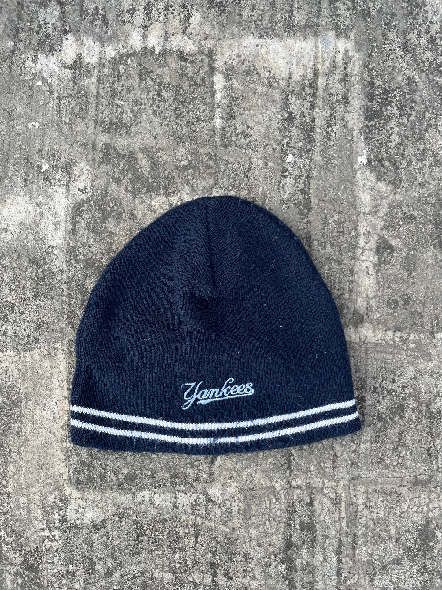 New York Yankees Beanie Blue/White