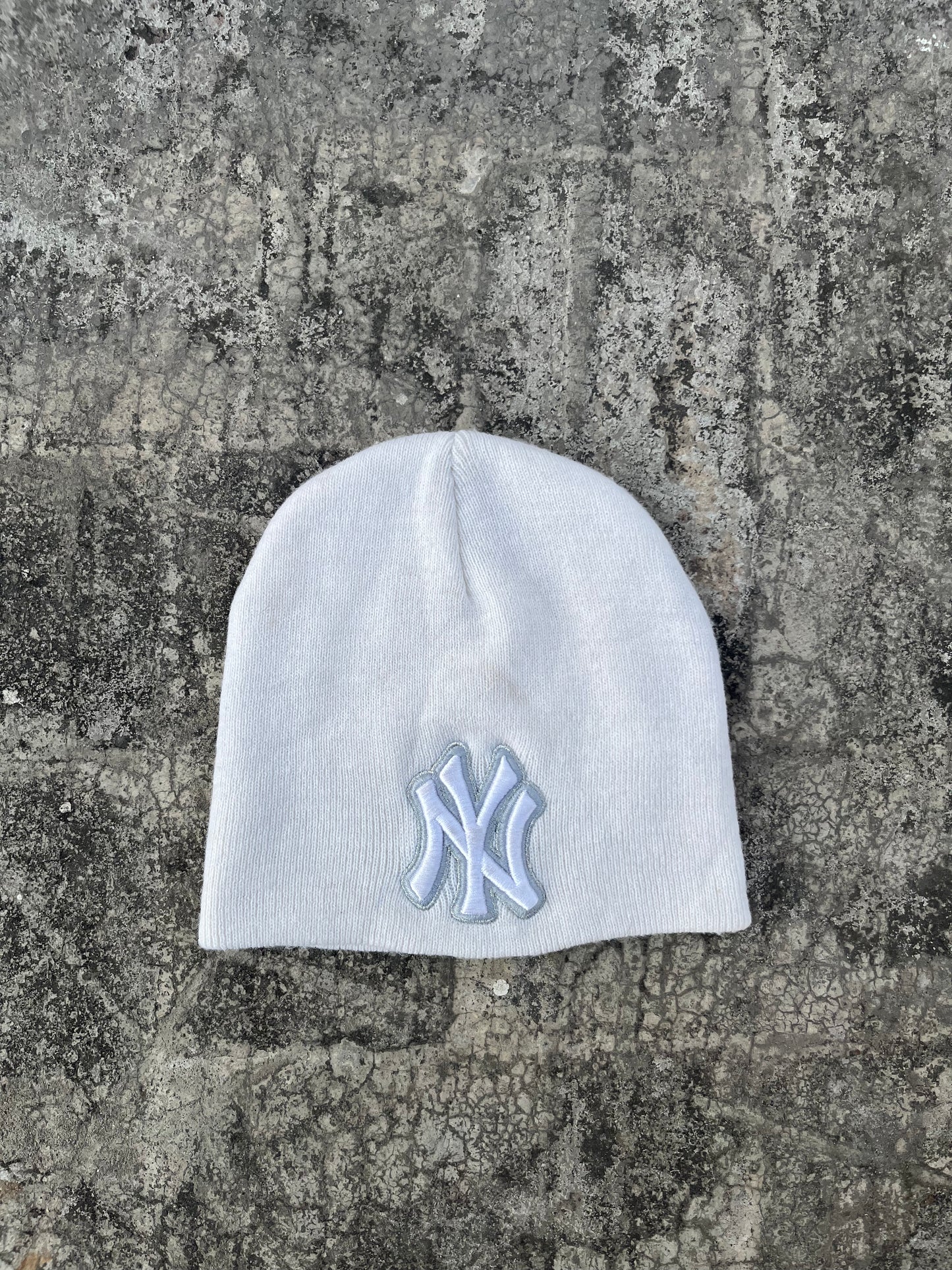 MLB New York Yankees White Beanie