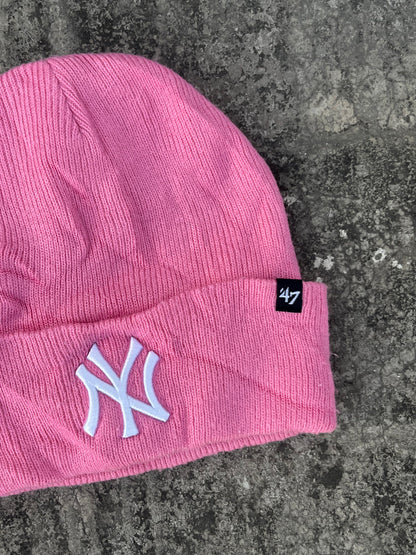 New York Yankees Pink Beanie
