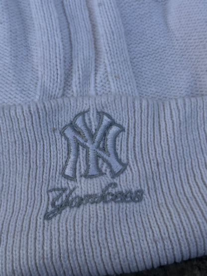 New York Yankees x Adidas White Beanie