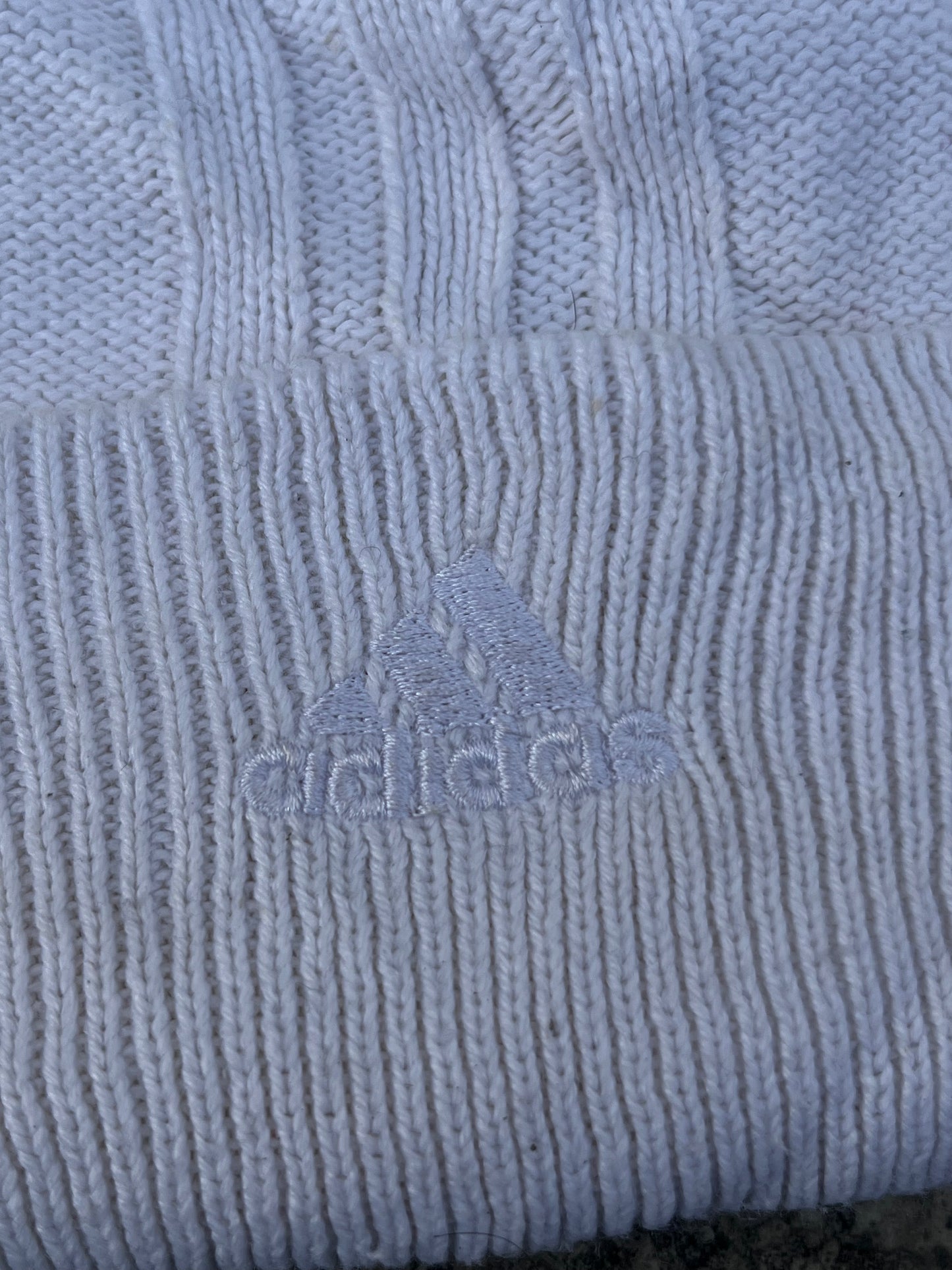 New York Yankees x Adidas White Beanie