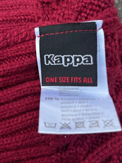 Kappa Knitted Maroon Hoodie