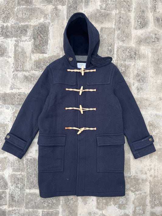 Vintage Lofi Navy Blue Long Coat (L)