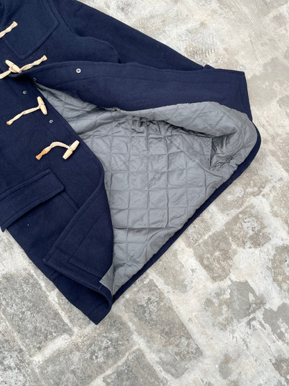 Vintage Lofi Navy Blue Long Coat (L)