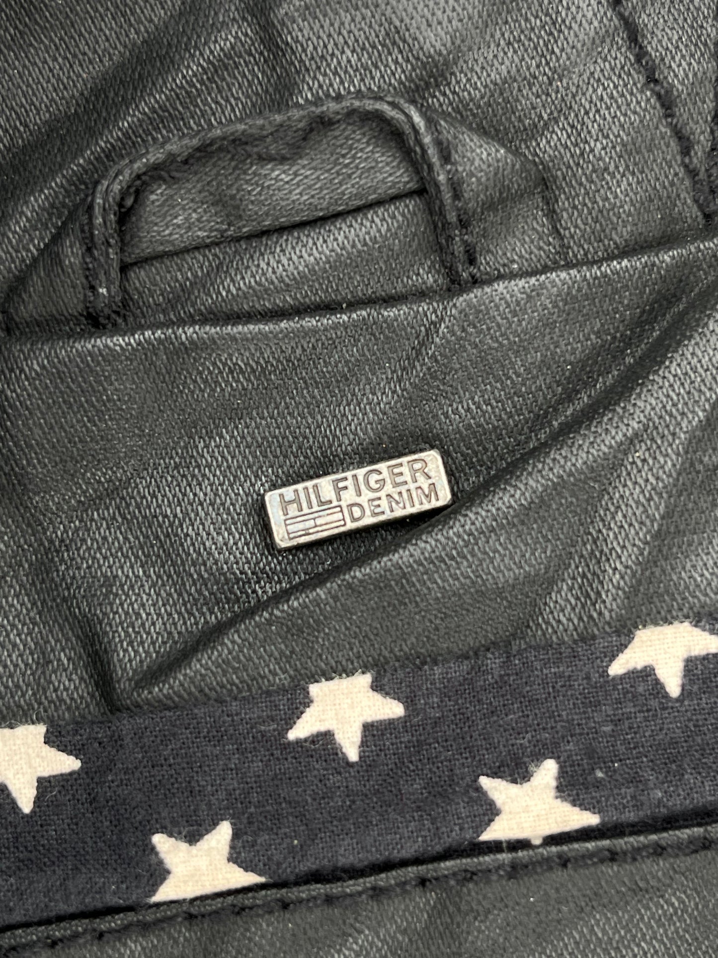 Vintage Tommy Hilfiger Women's Motorcycle Jacket (M)
