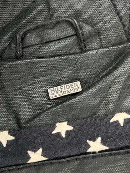 Vintage Tommy Hilfiger Women's Motorcycle Jacket (M)