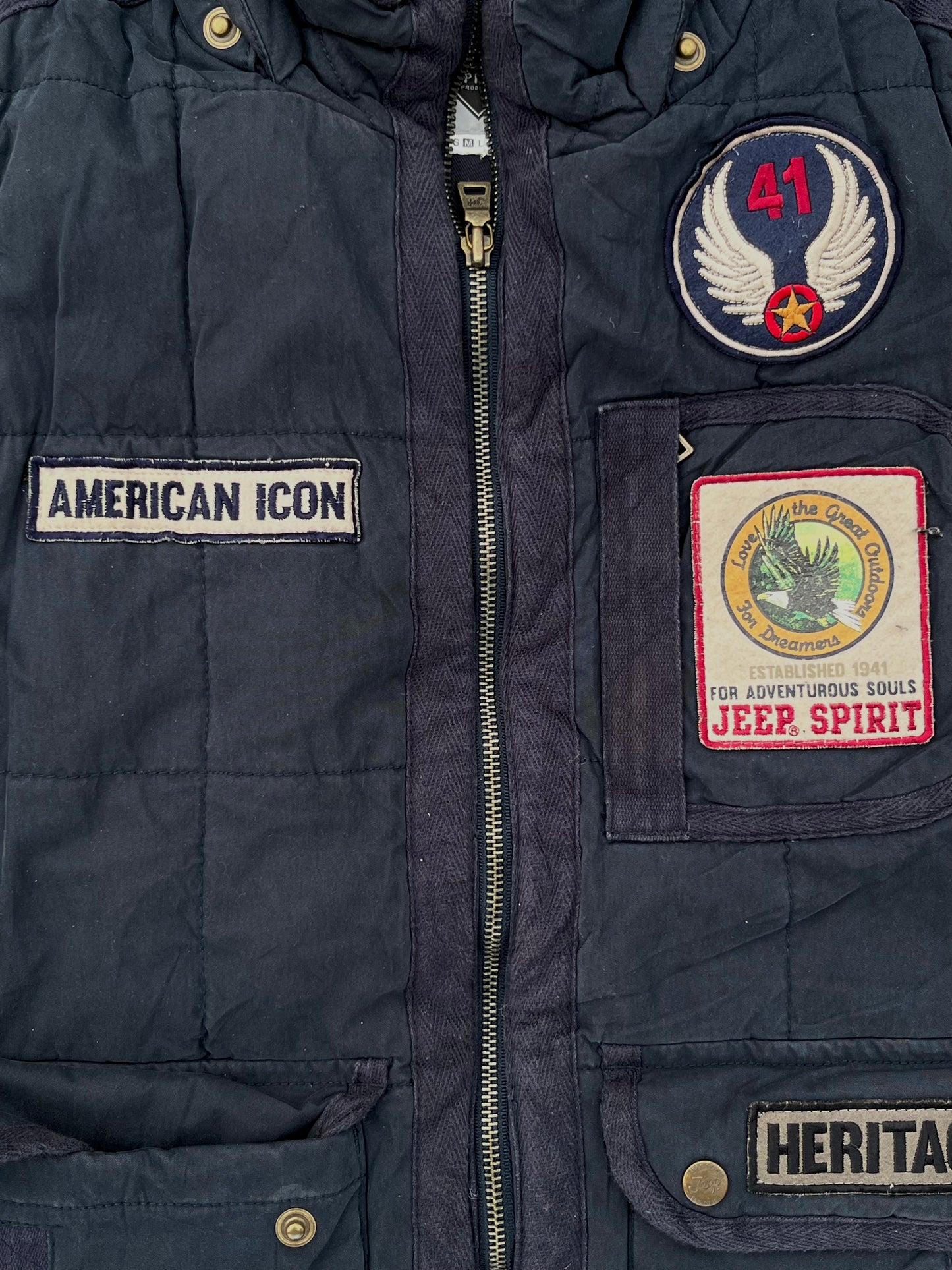 Vintage Jeep Spirit Sleeveless Jacket (M)