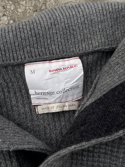 Banana Republic Grey Heavyweight Knitted Sweater (L)