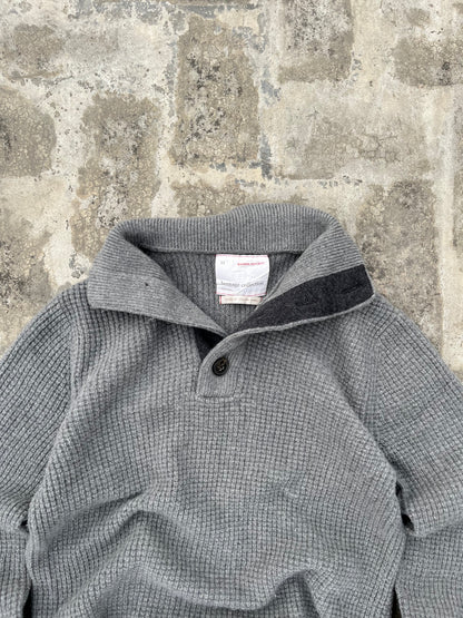 Banana Republic Grey Heavyweight Knitted Sweater (L)