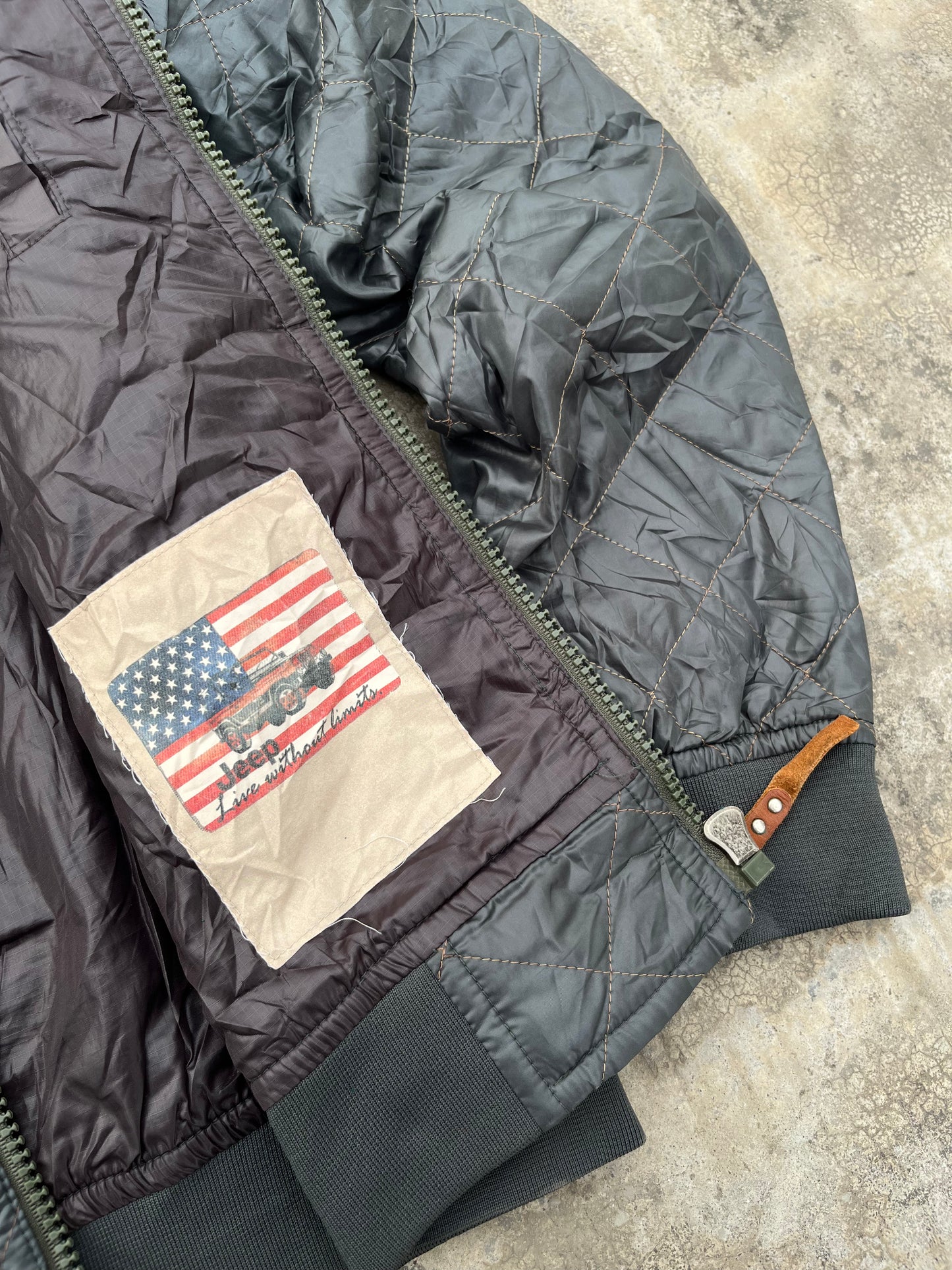 Vintage Jeep Green Jacket (M/L)