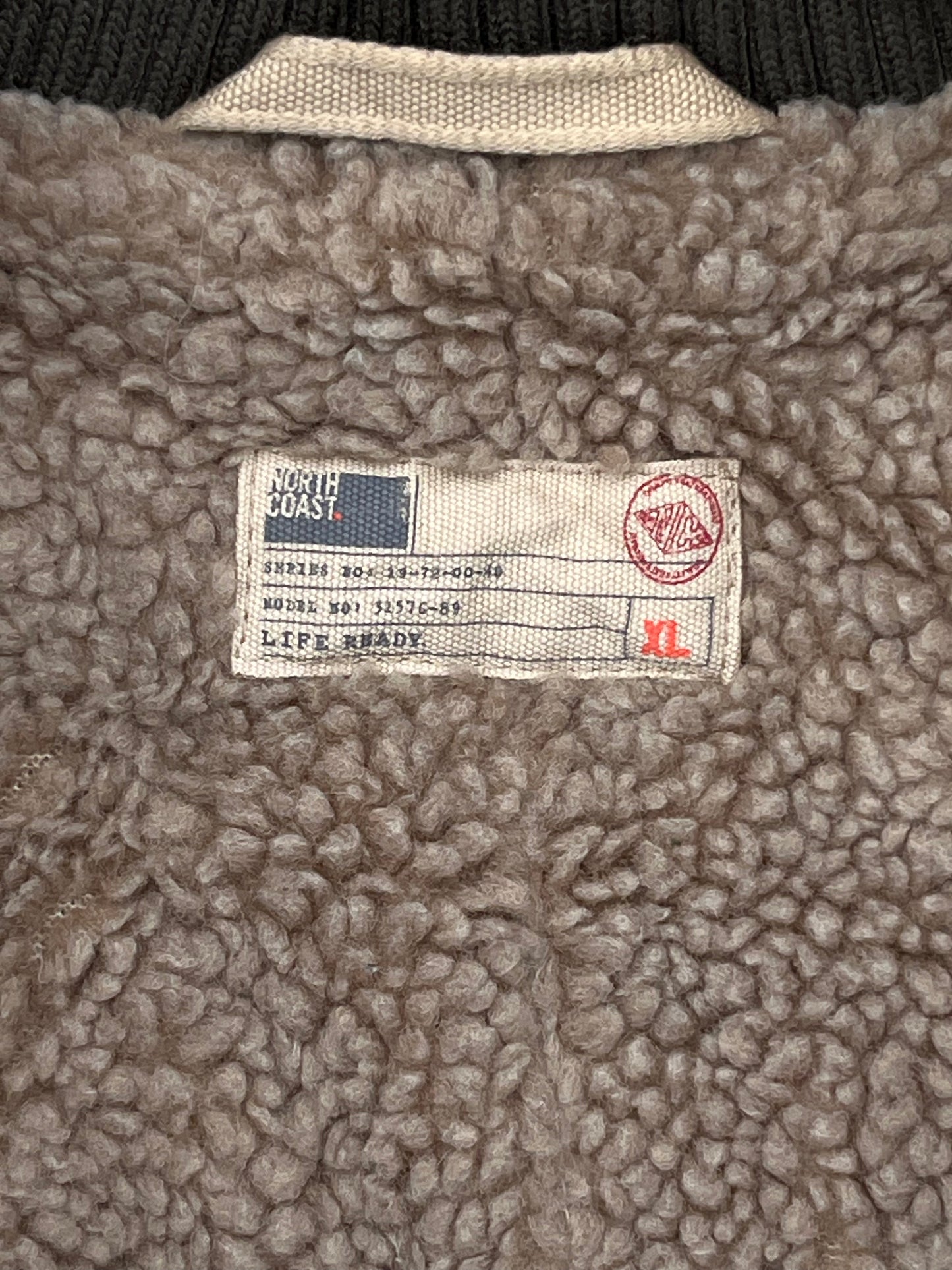 Vintage SuperHeavy Rugged Workwear North Coast Green Long Jacket (L/XL)
