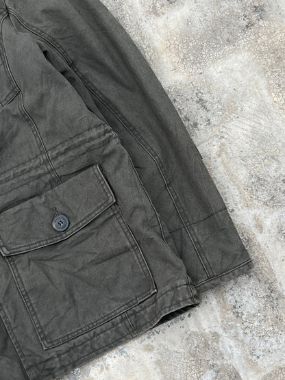 Vintage SuperHeavy Rugged Workwear North Coast Green Long Jacket (L/XL)