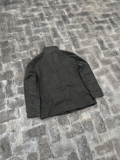 Vintage SuperHeavy Rugged Workwear North Coast Green Long Jacket (L/XL)