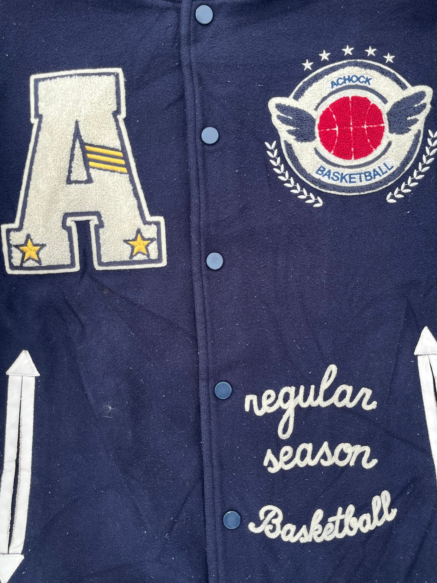 Vintage A Chock Oversized Varsity Jacket (L)