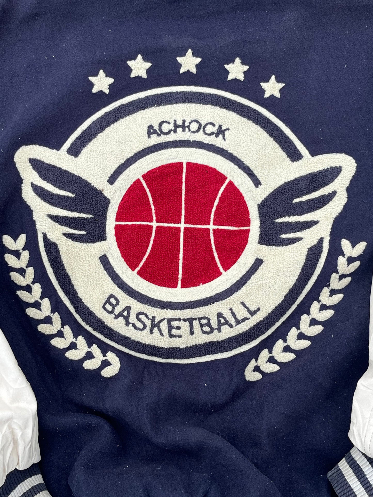 Vintage A Chock Oversized Varsity Jacket (L)