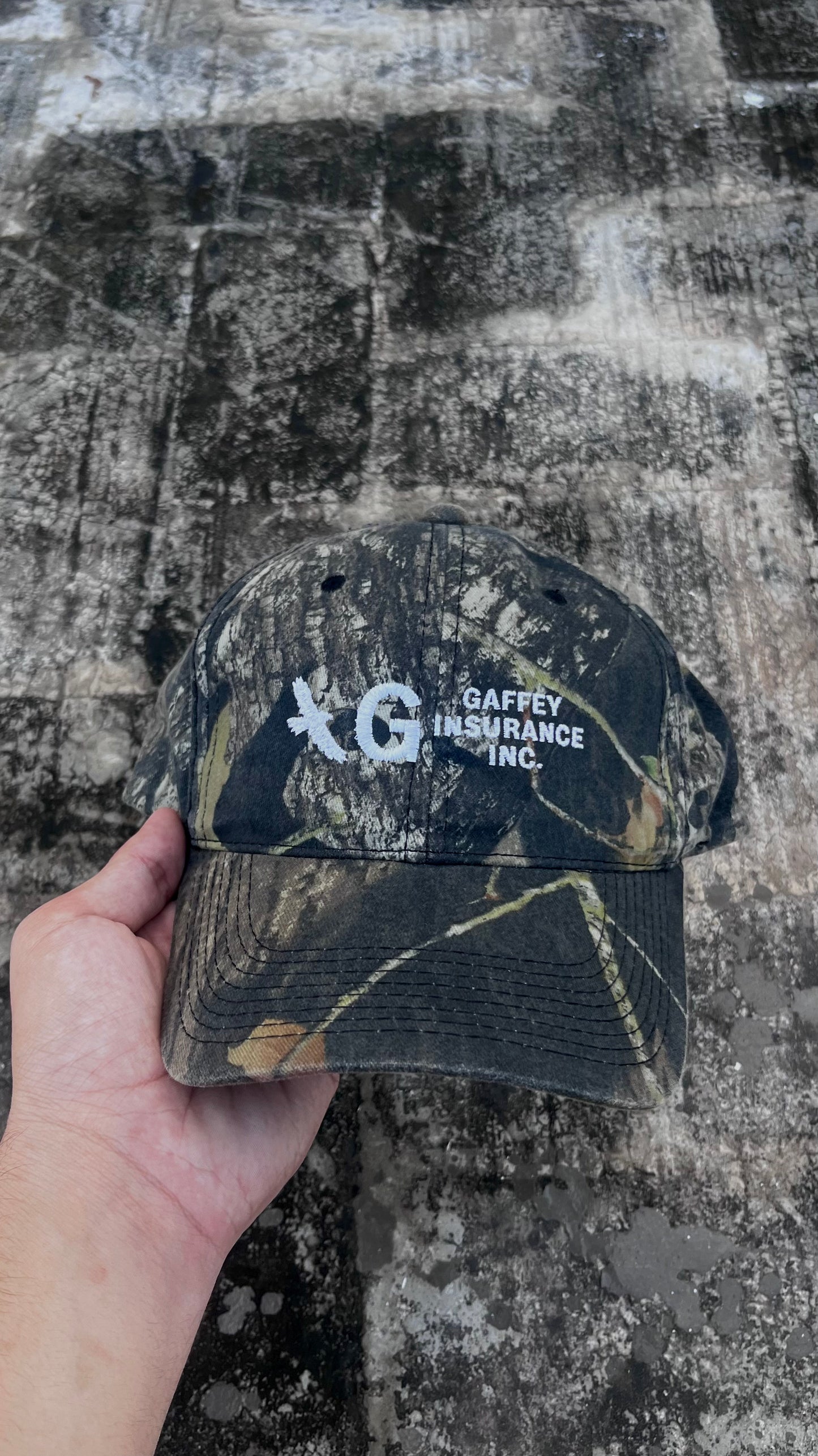 Camo Vintage Gaffey Cap