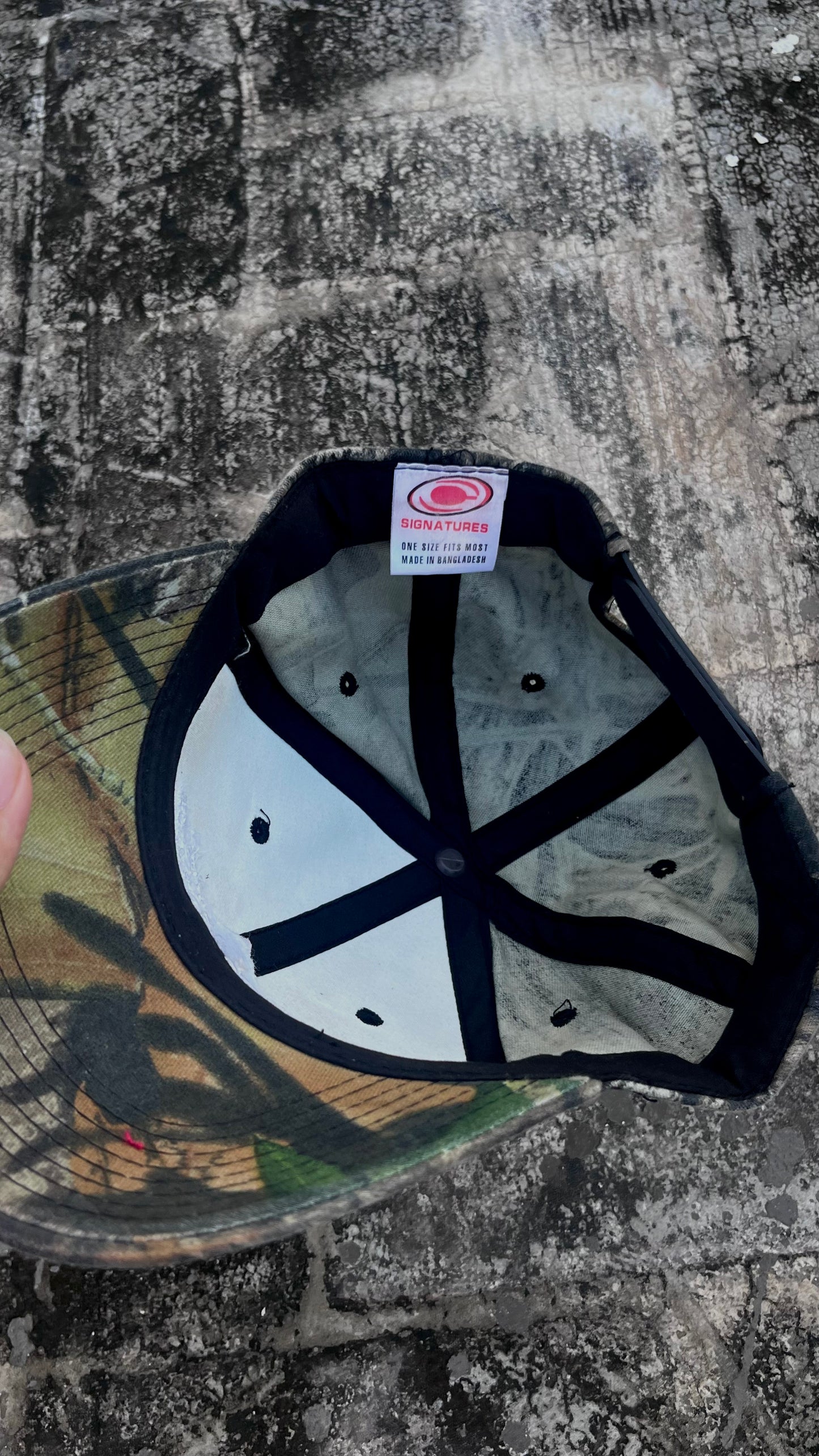 Camo Vintage Gaffey Cap