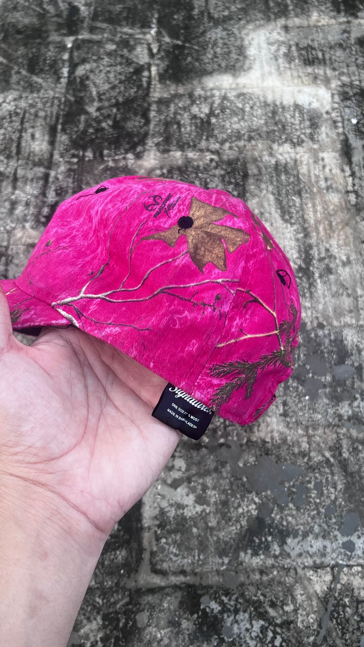 Pink Camo Cap
