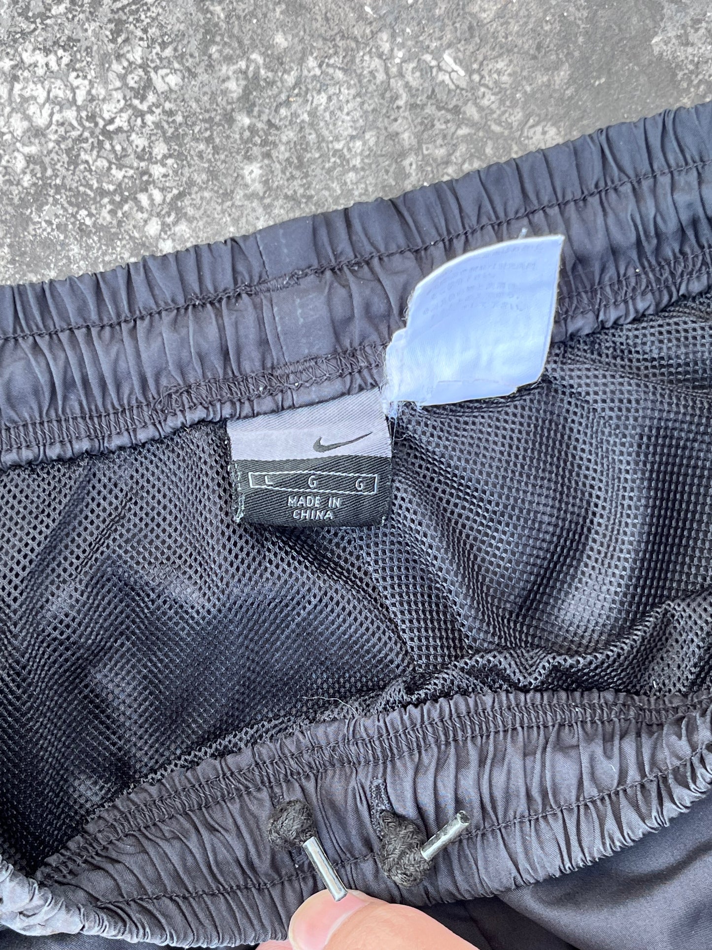 Vintage Nike Black Trackpants (S/M)