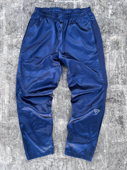 Vintage Nike Shiny Blue Two Toned Trackpants (L)