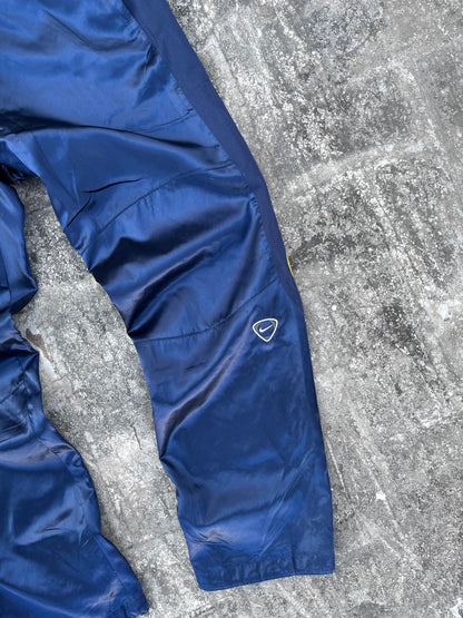 Vintage Nike Shiny Blue Two Toned Trackpants (L)