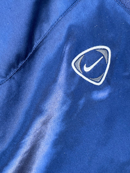 Vintage Nike Shiny Blue Two Toned Trackpants (L)