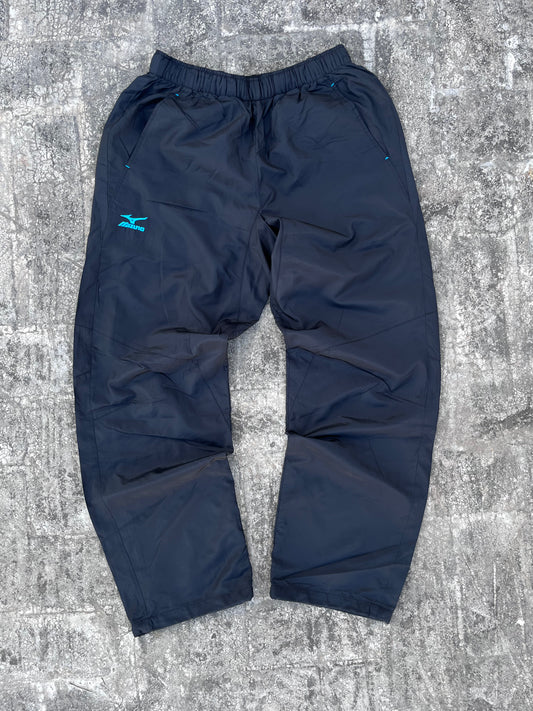 Mizuno Black-Blue Trackpants (M)