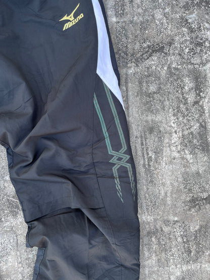 Mizuno Black-Gold Trackpants (L)
