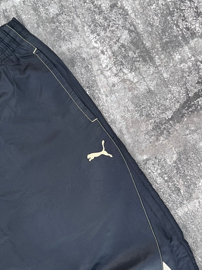 Vintage Puma Black-Gold Trackpants (L)