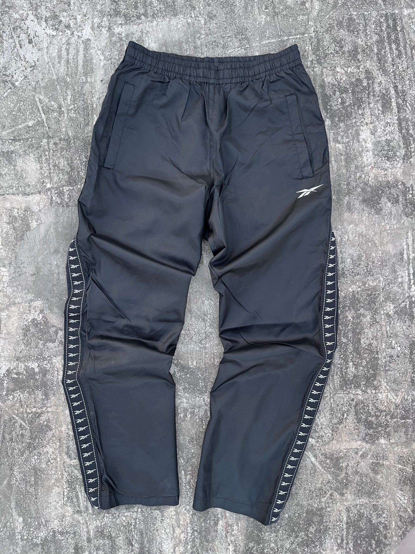 Vintage Reebok Black Trackpants (L)