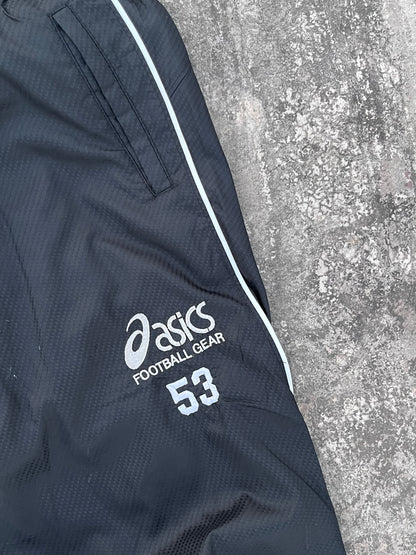 Vintage Asics-53 Black Trackpants (L)