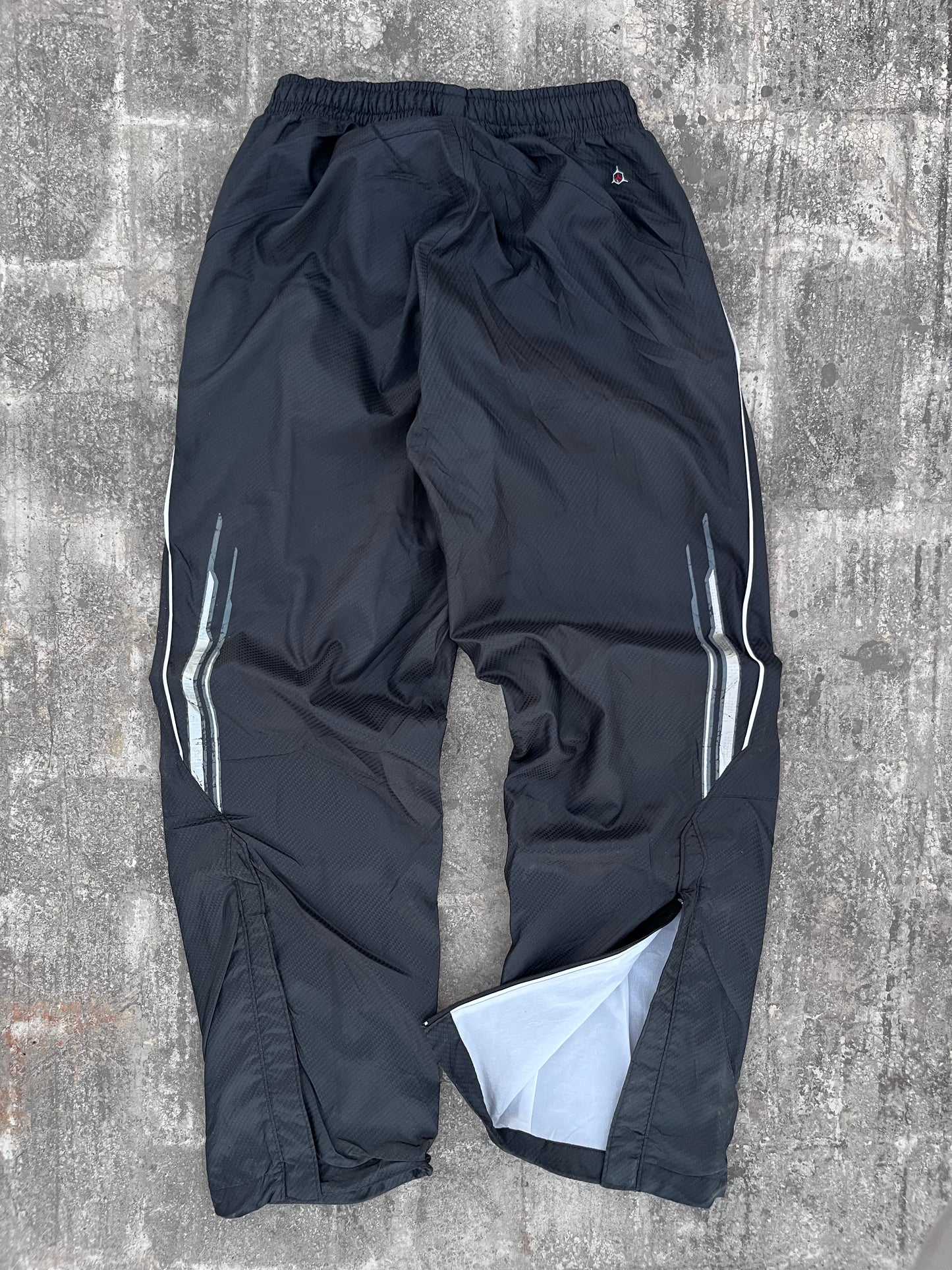 Vintage Asics-53 Black Trackpants (L)