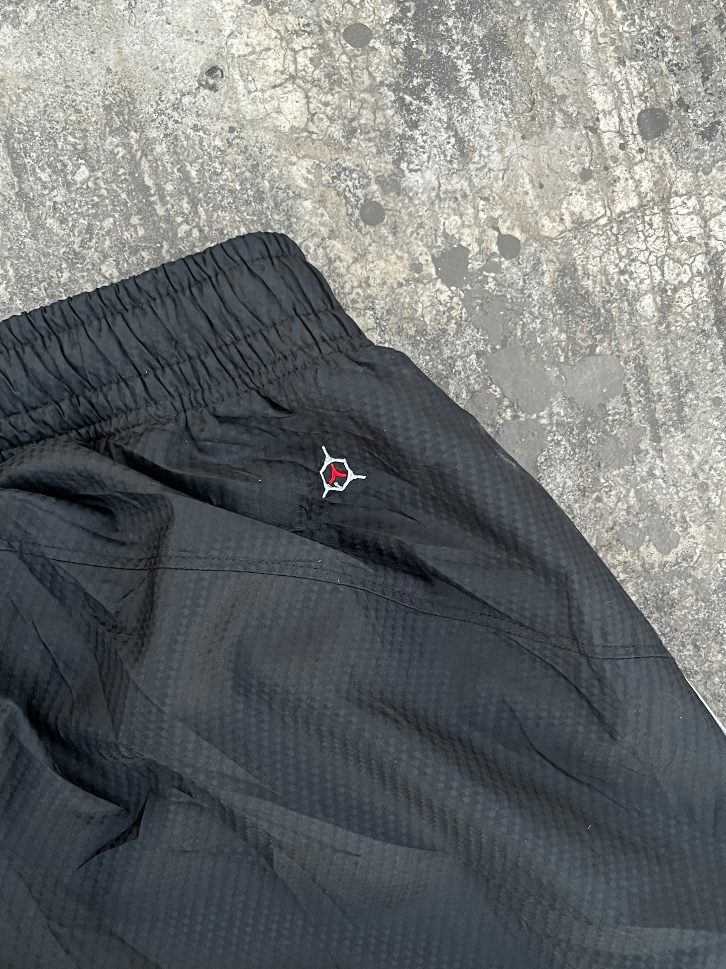 Vintage Asics-53 Black Trackpants (L)
